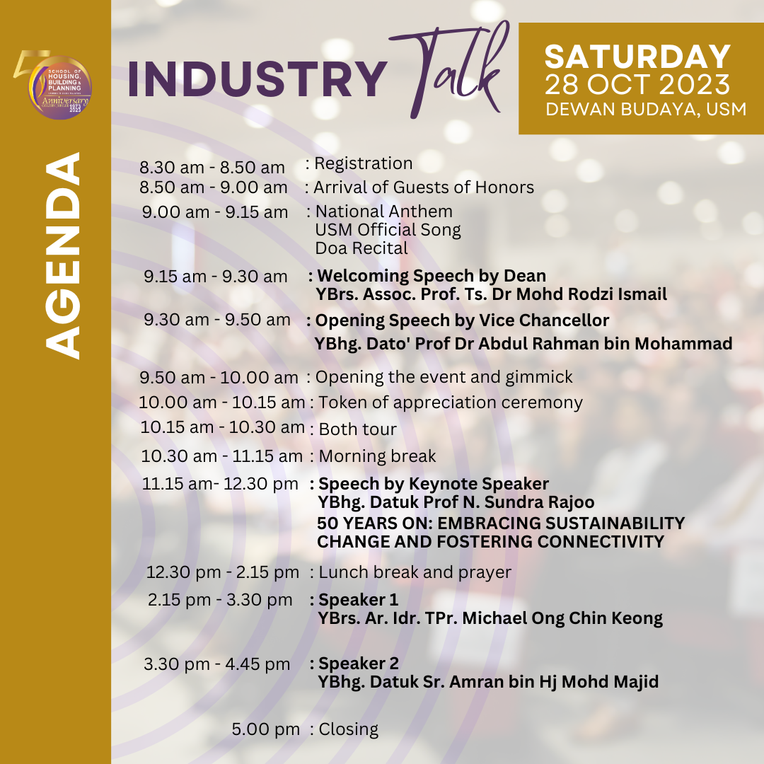 3.Agenda 50thHBP Industry Talk